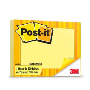 Bloco Post-It 657 76X102 Amarelo 3M - 3M