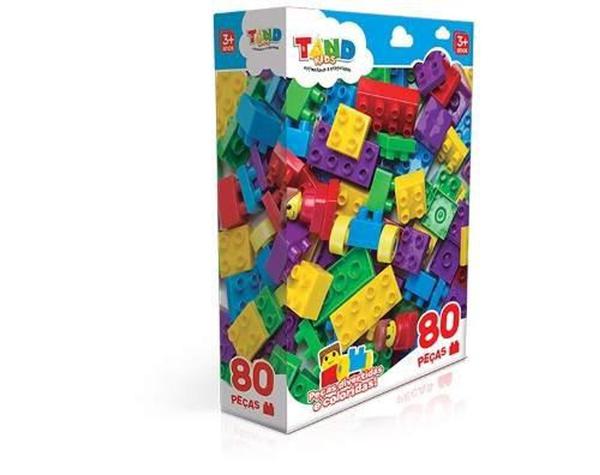 Blocos de Montar 80 Peças - Tand Kids - Toyster