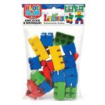Blocos de Montar Educativo 24 Peças Infantil Lego