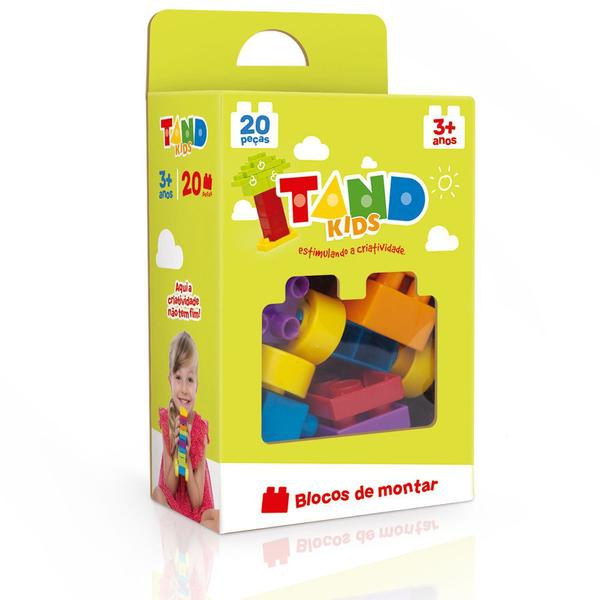 Blocos de Montar - Tand Kids - 20 Peças - Toyster