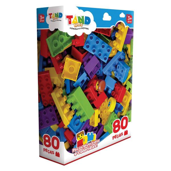 Blocos de Montar Tand Kids 80 Peças - Toyster 2296