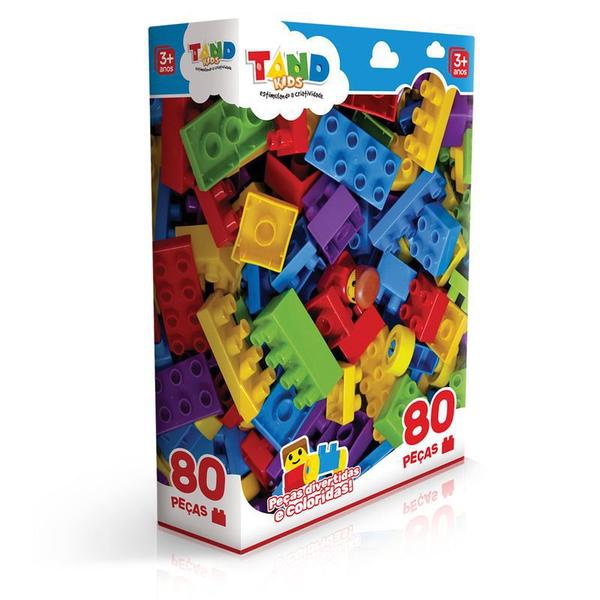 Blocos de Montar - Tand Kids - 80 Peças - Toyster - Toyster Brinquedos