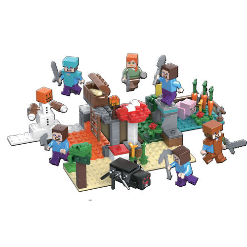 Tudo sobre 'Blocos Minecraft 178 Peças com 6 Cenários Compatível Lego'
