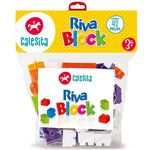 Blocos para Montar Riva Block 2 com 42 Peças Coloridas - Calesita