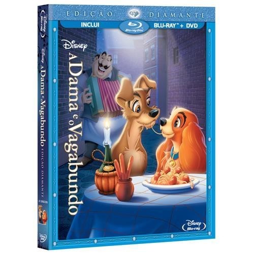Blu-Ray - a Dama e o Vagabundo Blu-Ray + Dvd Edição Diamante