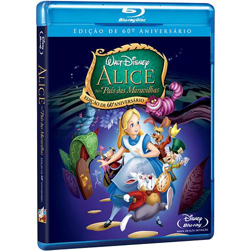 Blu-ray Alice no País das Maravilhas - Edição de 60º Aniversário