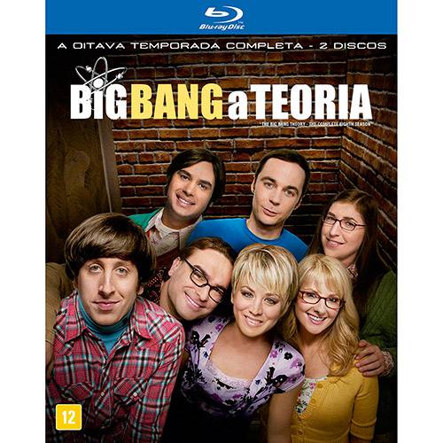 Blu-Ray: Big Bang a Teoria: a Oitava Temporada Completa ( 3 Discos)
