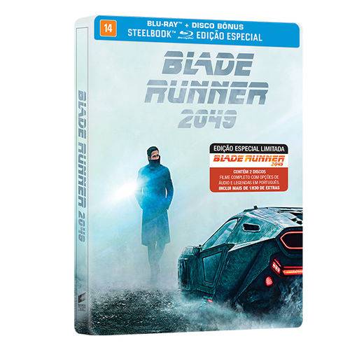 Blu-ray - Blade Runner 2049 SteelBook Duplo (Filme + Bonus)