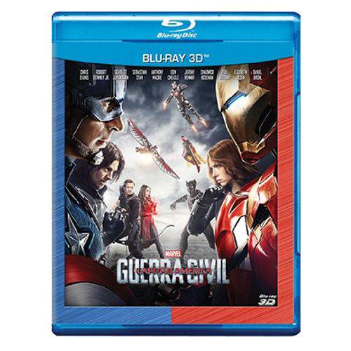 Blu-Ray Capitão América: Guerra Civil - 3D