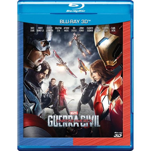 Blu-Ray Capitão América. Guerra Civil 3D
