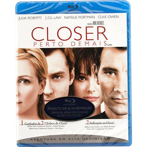 Tudo sobre 'Blu-Ray - Closer: Perto Demais'
