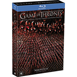 Blu-ray - Coleção Game Of Thrones: a Primeira, Segunda, Terceira e Quarta Temporadas Completas (20 Discos)