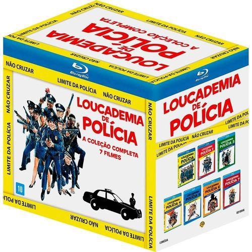 Blu-ray - Coleção Loucademia de Polícia (7 Discos) - Warner