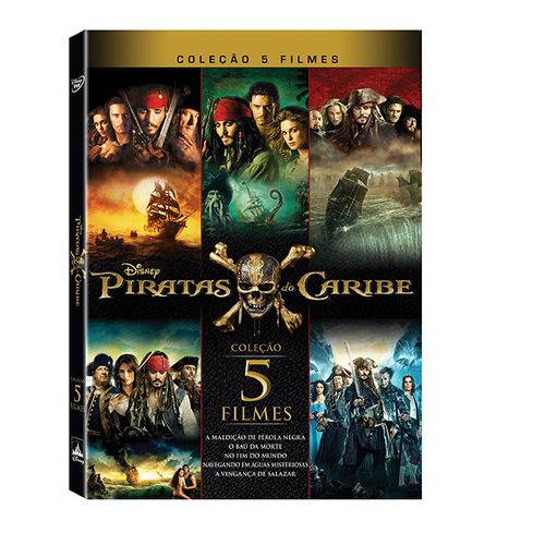DVD - Coleção Piratas do Caribe - 5 Filmes