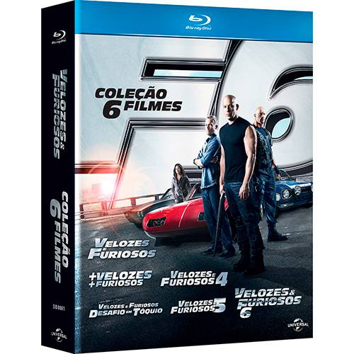 Blu-Ray Coleção Velozes e Furiosos 1ª a 6ª Temporada