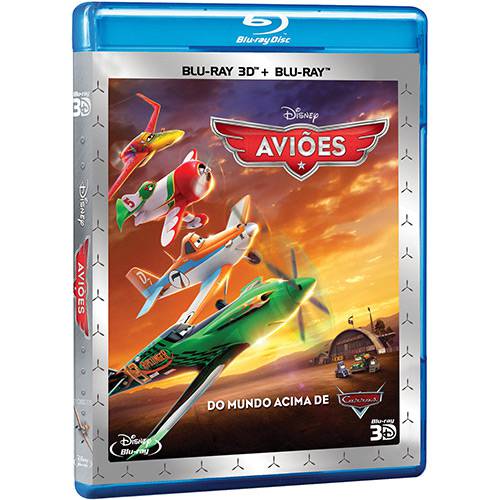 Blu-ray 3D Aviões (Blu-ray 3D + Blu-ray)