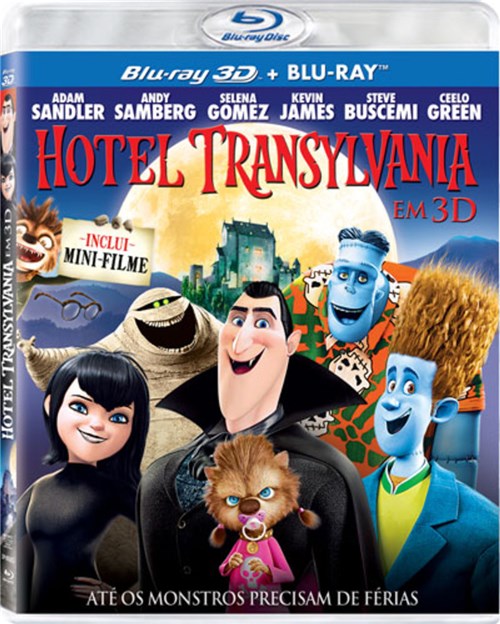 Blu-Ray 3D + Blu-Ray 2D - Hotel Transilvânia