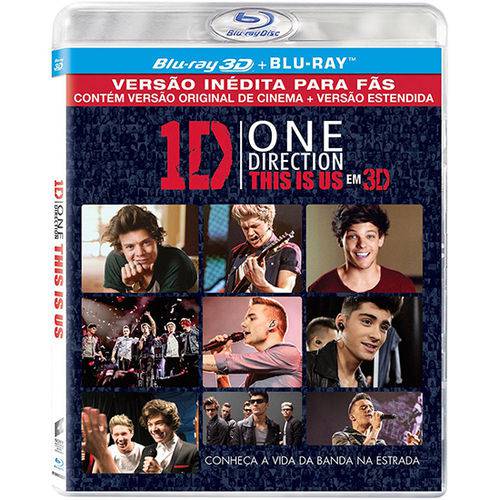 Blu-Ray 3D + Blu-Ray 2D - One Direction - This Is Us (LEGENDADO)