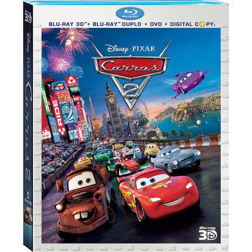 Blu Ray 3d Blu Ray Duplo Dvd Copia Digital Carros 2