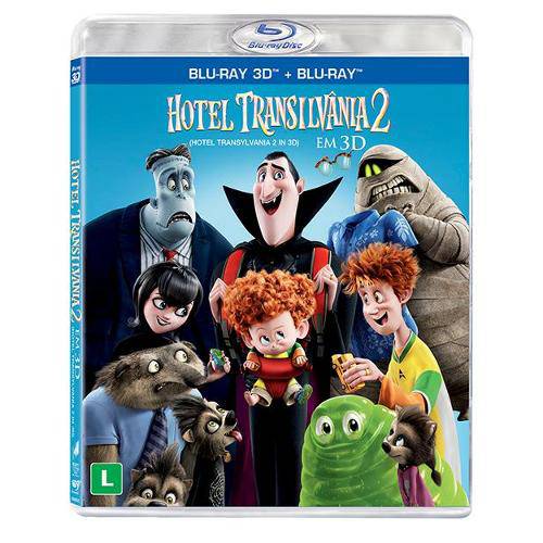 Blu-Ray 2d + 3d - Hotel Transilvânia 2