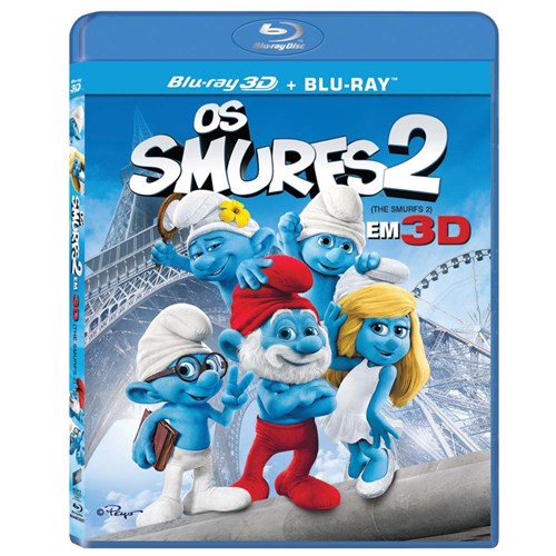 Blu-Ray 2D + 3D - os Smurfs 2
