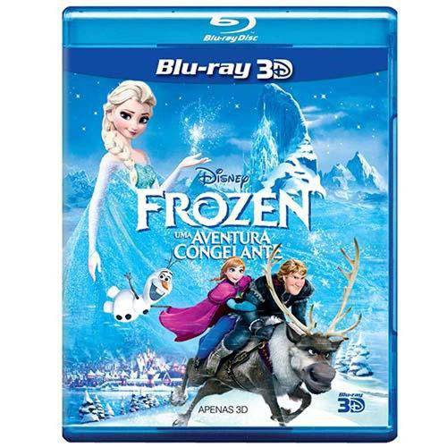 Blu-Ray 3d - Frozen - uma Aventura Congelante - Disney