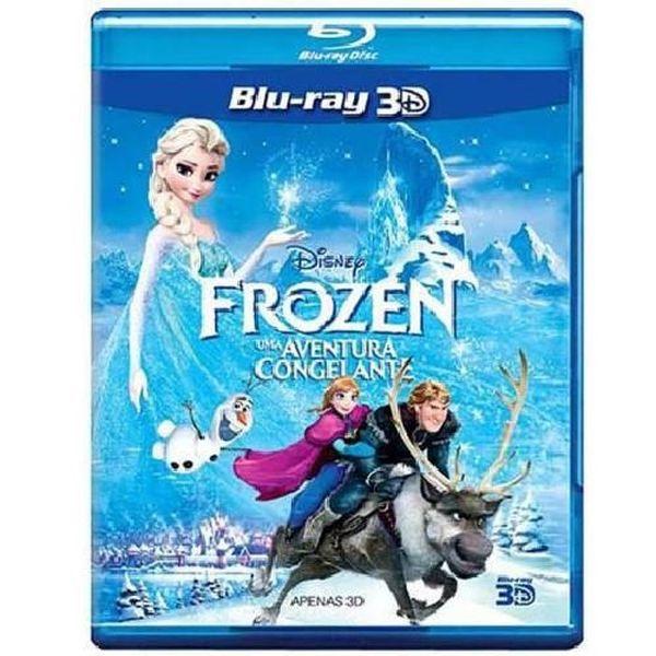 Blu-Ray 3D - Frozen - uma Aventura Congelante - Disney