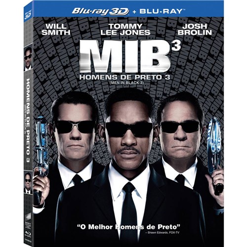 Blu-ray 3D Homens de Preto 3