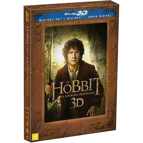 Tudo sobre 'Blu-ray 3D o Hobbit: uma Jornada Inesperada - Versão Estendida (Blu-ray 3D + Blu-ray + Cópia Digital)'