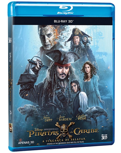 Blu-Ray 3D - Piratas do Caribe: a Vingança de Salazar