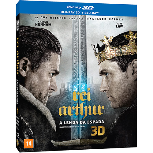 Blu-ray 3D Rei Arthur: a Lenda da Espada
