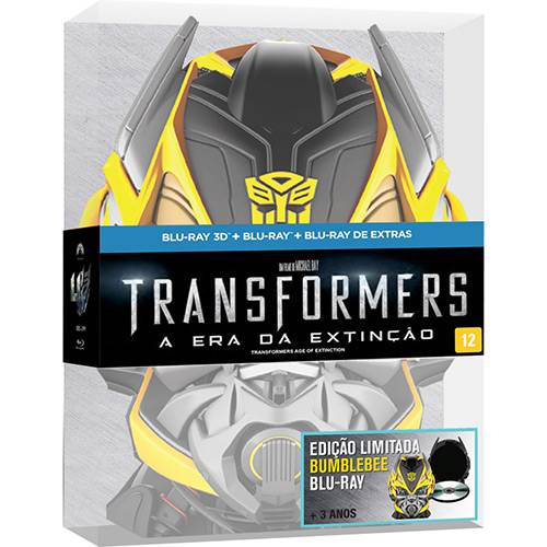 Tudo sobre 'Blu-ray 3D - Transformers: a Era da Extinção - Edição Limitada Bumblebee (Blu-ray 3D + Blu-ray + Blu-ray de Extras)'