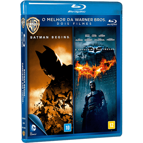 Tudo sobre 'Blu-Ray - Dose Dupla - Batman Begins + Cavaleiro das Trevas (Duplo)'