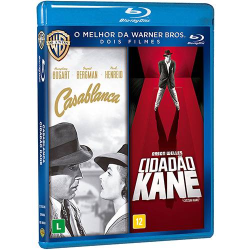 Tudo sobre 'Blu-Ray - Dose Dupla - Casablanca + Cidadão Kane (Duplo)'