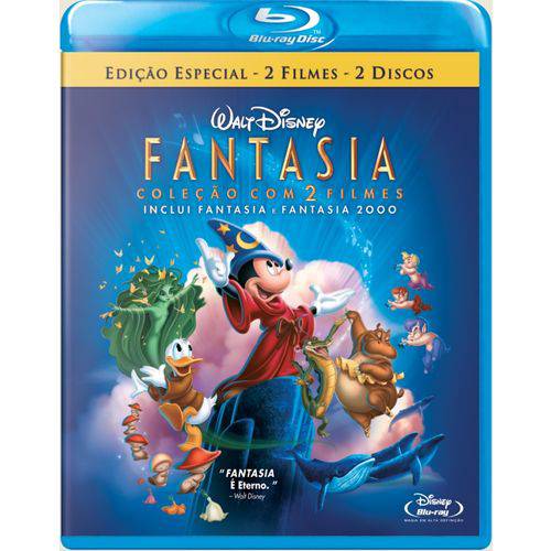Blu-ray Fantasia + Fantasia 2000 (2 Bds)