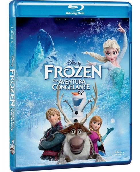 Blu-ray Frozen - uma Aventura Congelente - Disney