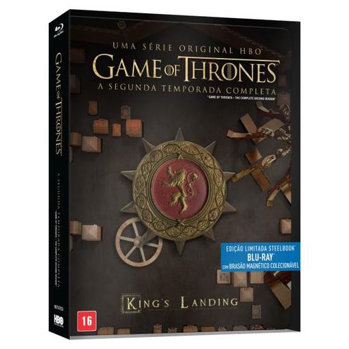 Blu-Ray Game Of Thrones - 2ª Temporada - 5 Discos - Steelbook