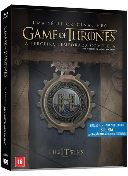 Blu-Ray Game Of Thrones - Terceira Temporada (5 Bds + Brasão Magnético) Edição Especial Steelbook - 1