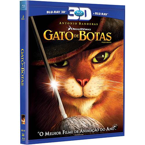 Tudo sobre 'Blu-ray Gato de Botas (Blu-ray + Blu-ray 3D)'