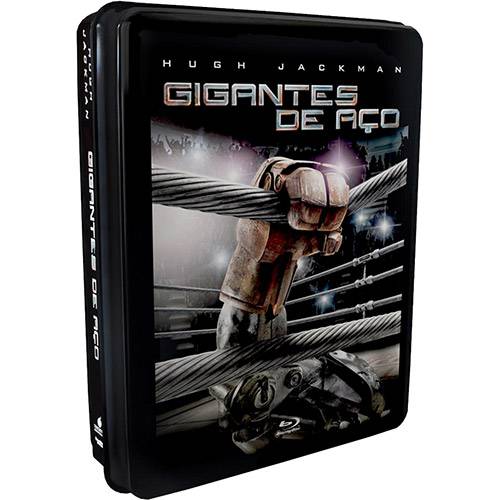 Blu-ray Gigantes de Aço + (Lata C/ 4 Cards)
