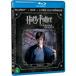 Blu-ray Harry Potter e a Câmara Secreta (Blu-ray + DVD + Livro Eletrônico) - Exclusivo