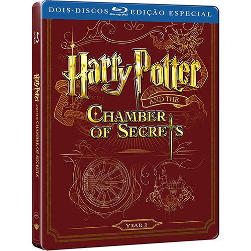 Blu-ray Harry Potter e a Câmara Secreta - Edição em Steelbook
