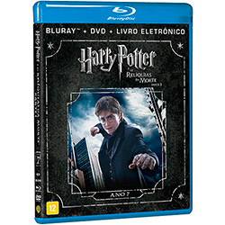 Blu-ray Harry Potter e as Relíquias da Morte - Parte 1 (Blu-ray + DVD + Livro Eletrônico) - Exclusivo