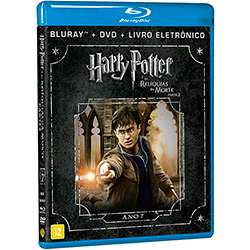 Blu-ray Harry Potter e as Relíquias da Morte - Parte 2 (Blu-ray + DVD + Livro Eletrônico) - Exclusivo