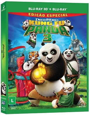 Blu-Ray Kung Fu Panda 3 3d - 1