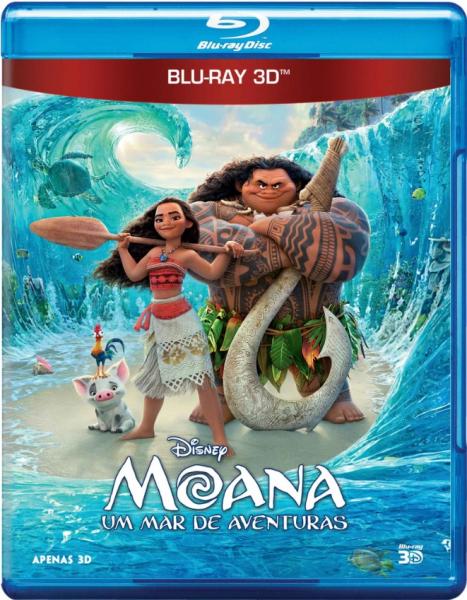 Blu-Ray Moana - um Mar de Aventuras 3d - 1