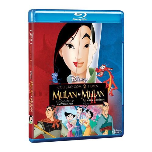 Blu-Ray Mulan - Coleção com 2 Filmes