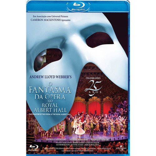Tudo sobre 'Blu-ray o Fantasma da Ópera - Edição de 25º Aniversário'