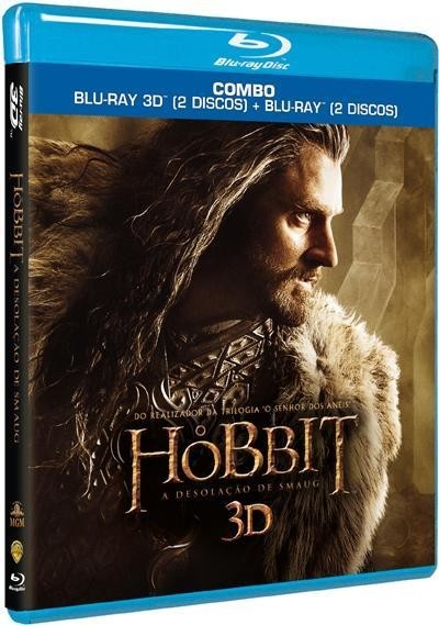 Blu Ray o Hobbit a Desolação de Smaug 3D Usado.