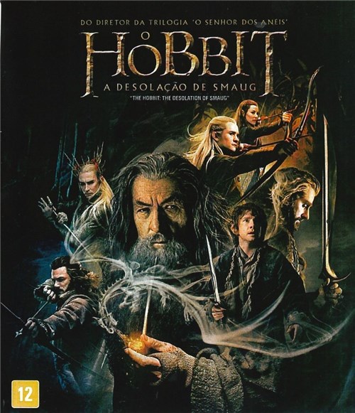 Blu Ray o Hobbit a Desolação de Smaug Usado